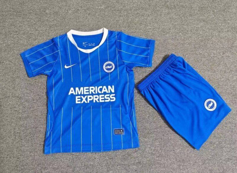 Kids-Brighton 26/27 Home Soccer Jersey